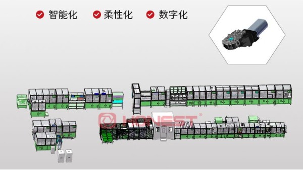 直流有刷電機(jī)自動化組裝生產(chǎn)線介紹